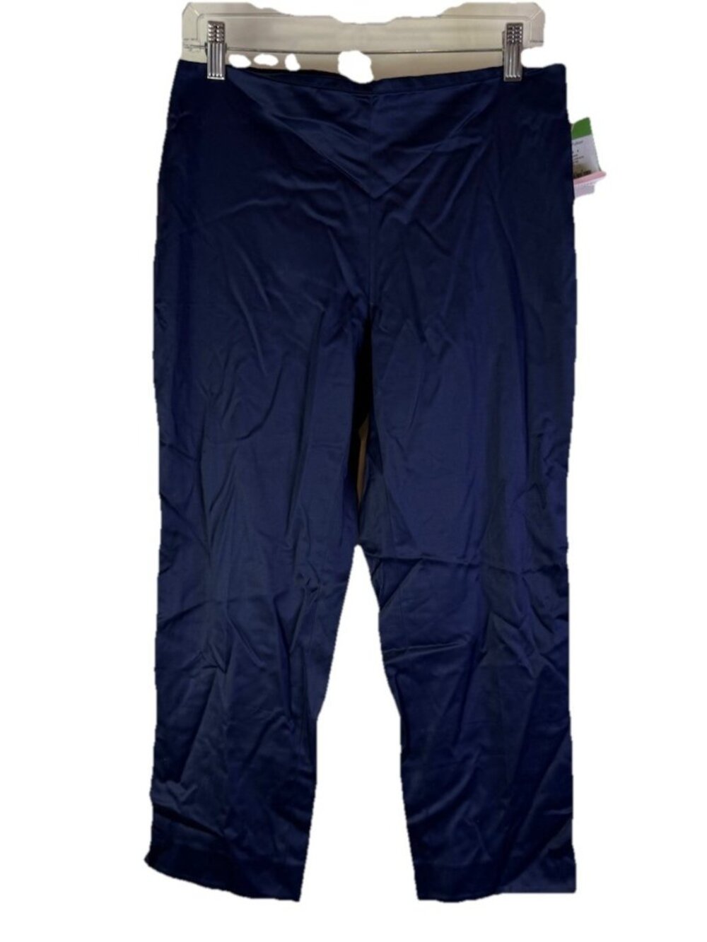 New Lilly Pulitzer Trade Wind Pants Capris Solid True Navy